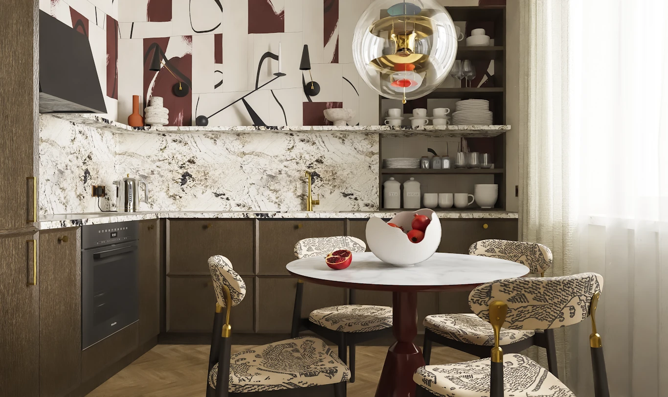 w stylu justyna sonta kuchnia modern